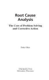 book Root Cause Analysis: The Core of Problem Solving and Corrective Action