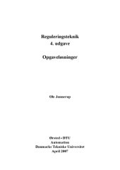 book Reguleringsteknik - Opgaveløsninger