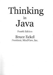 book Thinking in Java, 4th edition