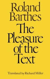 book The Pleasure of the Text