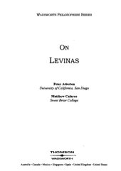 book On Levinas