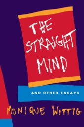 book The Straight Mind: And Other Essays