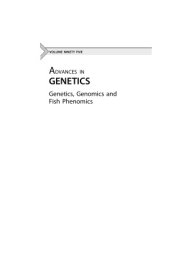 book Genetics, Genomics and Fish Phenomics