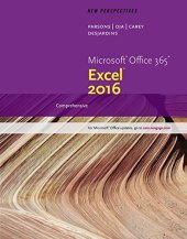 book New Perspectives Microsoft Office 365 & Excel 2016: Comprehensive