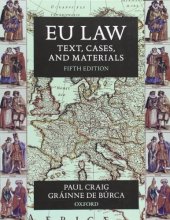 book EU Law: Text, Cases, and Materials