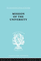 book Mission of the University