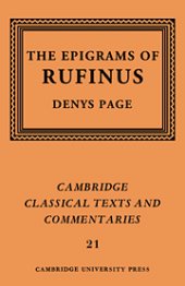 book The Epigrams of Rufinus