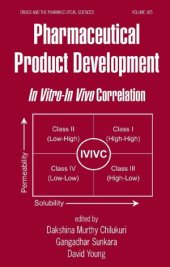 book Pharmaceutical Product Development.  In Vitro-In Vivo Correlation