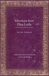 book Selections from Eliza Leslie