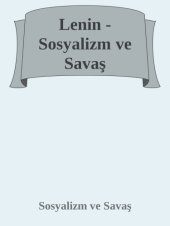 book Sosyalizm ve savas̜