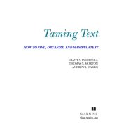 book Taming Text. How to find, organize and manipulate it