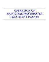 book Operation of Municipal Wastewater Treatment Plants (3-Volume Set)