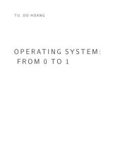 book Operating system : from 0 to 1