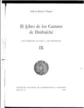 book El libro de los cantares de Dzitbalché: Una traducción con notas y con introducción