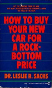 book How to buy your new car for a rock-bottom price