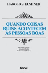 book Quando coisas ruins acontecem às pessoas boas