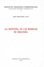 book La montaña en la homilias de Orígenes