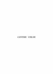 book Contre Celse. Tome II (Livres III et IV)