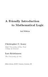 book A friendly Introduction to Mathematical Logic