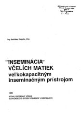 book Inseminácia včelích matiek