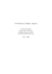 book A Workbook in Higher Algebra [draft]