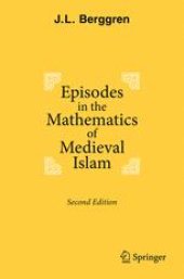 book Episodes in the Mathematics of Medieval Islam