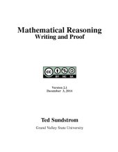 book Mathematical Reasoning. Writing & Proof