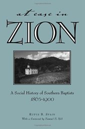 book At Ease in Zion: Social History of Southern Baptists, 1865-1900