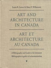 book Art and Architecture in Canada: A Bibliography and Guide to the Literature