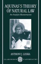 book Aquinas’s Theory of Natural Law: An Analytic Reconstruction