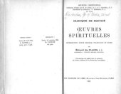 book Œuvres spirituelles