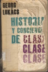 book Historia y conciencia de clase