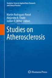 book Studies on Atherosclerosis