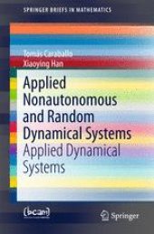 book Applied Nonautonomous and Random Dynamical Systems: Applied Dynamical Systems