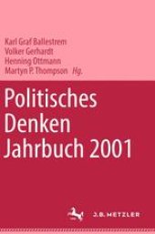 book Politisches Denken Jahrbuch 2001