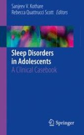 book Sleep Disorders in Adolescents: A Clinical Casebook