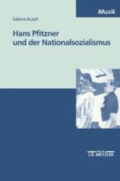 book Hans Pfitzner und der Nationalsozialismus