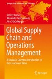 book Global Supply Chain and Operations Management: A Decision-Oriented Introduction to the Creation of Value