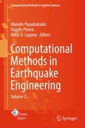 book Computational Methods in Earthquake Engineering: Volume 3