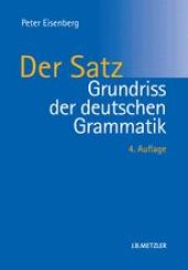 book Grundriss der deutschen Grammatik: Band 2: Der Satz