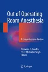 book Out of Operating Room Anesthesia: A Comprehensive Review