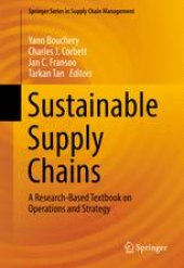 book Sustainable Supply Chains: A Research-Based Textbook on Operations and Strategy