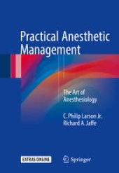 book Practical Anesthetic Management: The Art of Anesthesiology 