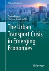 book The Urban Transport Crisis in Emerging Economies