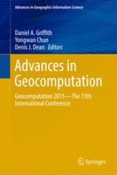 book Advances in Geocomputation: Geocomputation 2015--The 13th International Conference