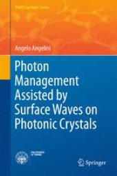 book Photon Management Assisted by Surface Waves on Photonic Crystals