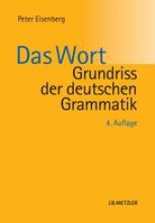 book Grundriss der deutschen Grammatik: Band 1: Das Wort