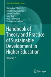 book Handbook of Theory and Practice of Sustainable Development in Higher Education: Volume 2