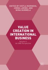 book Value Creation in International Business: Volume 2: An SME Perspective