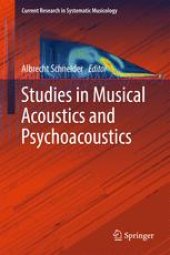 book Studies in Musical Acoustics and Psychoacoustics